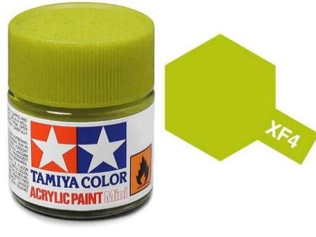 TAMIYA ACRYLIC PAINT MINI XF-4 YELLOW GREEN For Cheap