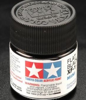 TAMIYA ACRYLIC PAINT MINI XF-1 FLAT BLACK Sale