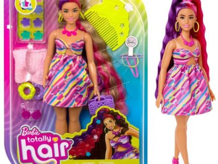 BARBIE - TOTALLY HAIR - BROWN HAIRED DOLL Fashion