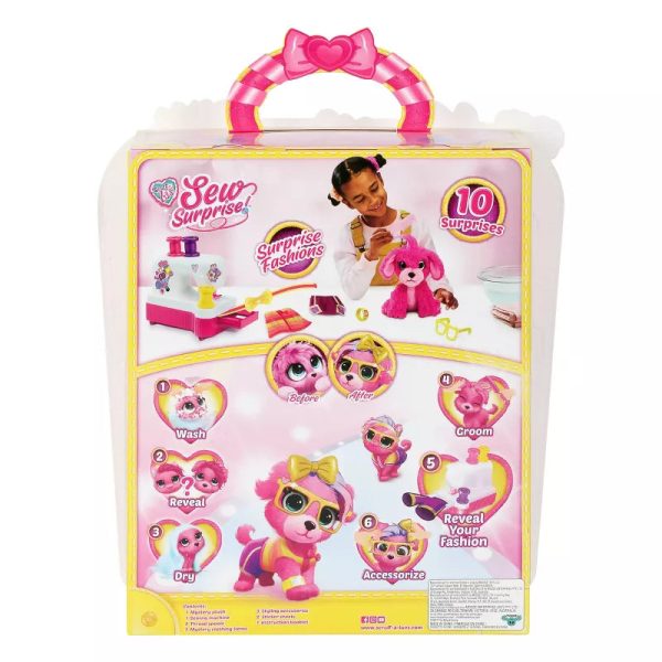 LITTLE LIVE PETS: SCRUFF-A-LUVS SEW SURPRISE FASHION PLUSH PINK Online now