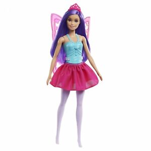 BARBIE DREAMTOPIA FAIRY DOLL - PURPLE HAIR PINK WINGS on Sale