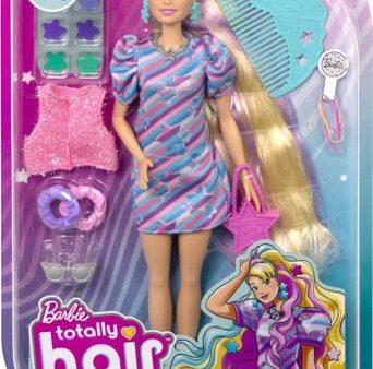 BARBIE - TOTALLY HAIR - BLONDE HAIRED DOLL For Discount