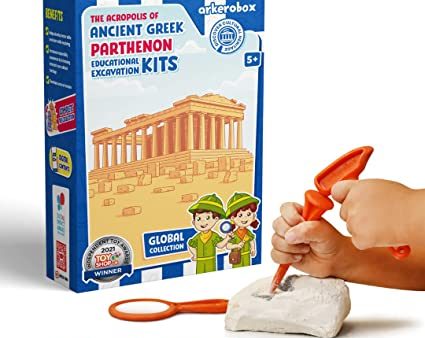 ARKEROBOX  EDUCATIONAL EXCAVATION KIT ANCIENT GREEK - ACROPOLIS OF PARTHENON on Sale