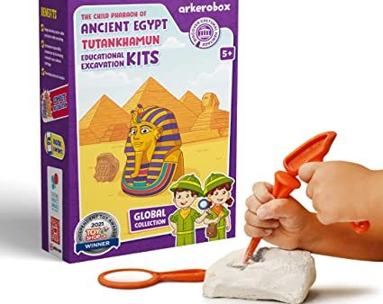 ARKEROBOX  EDUCATIONAL EXCAVATION KIT - ANCIENT EGYPT - TUTANKHAMUN For Discount