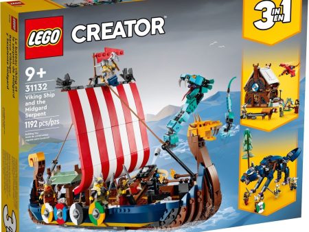 31132 LEGO VIKING SHIP AND MIDGARD SERPENT Sale