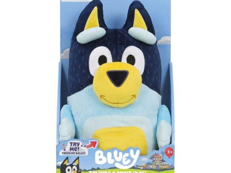 BLUEY - TALKING BANDIT (DAD) PLUSH S8 Online now