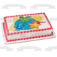 Beach Ocean Sun Sea Star Turtle Fish Edible Cake Topper Image ABPID13071 Sale