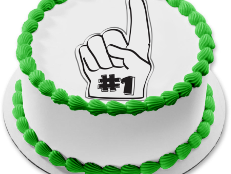 #1 Sports Finger Edible Cake Topper Image ABPID13565 For Discount