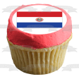 Flag of Paraguay Red White Blue Triband Edible Cake Topper Image ABPID13102 Discount