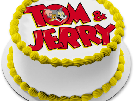 Tom and Jerry Opening Title Picture A Edible Cake Topper Image ABPID12014 Fashion