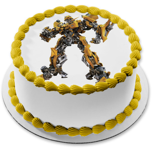 Transformers Bumblebee Edible Cake Topper Image ABPID12609 Online Sale