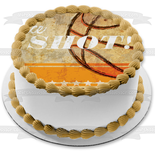 Basketball Sports Teams Nice Shot Shooting Edible Cake Topper Image ABPID13034 Discount