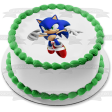 Sonic the Hedgehog Edible Cake Topper Image ABPID13630 on Sale