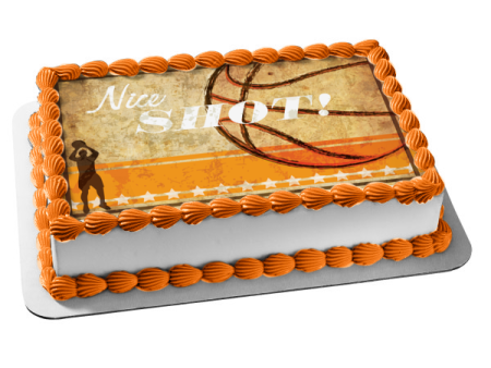 Basketball Sports Teams Nice Shot Shooting Edible Cake Topper Image ABPID13034 Discount