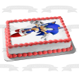 Sonic the Hedgehog Edible Cake Topper Image ABPID13630 on Sale