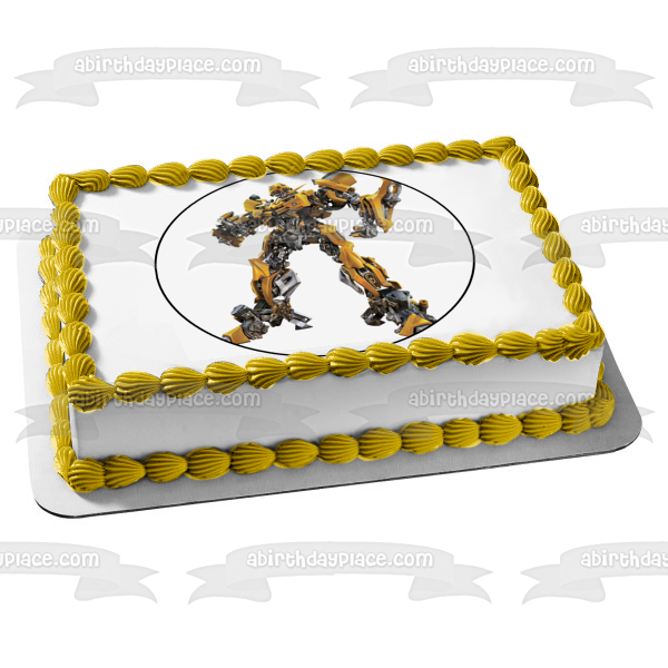 Transformers Bumblebee Edible Cake Topper Image ABPID12609 Online Sale