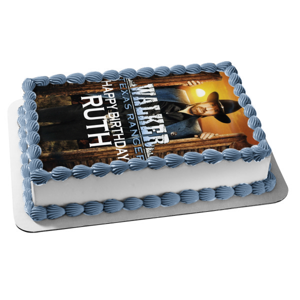 Walker Texas Ranger Sunset Chuck Norris Edible Cake Topper Image ABPID12990 Online