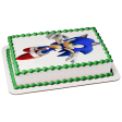 Sonic the Hedgehog Edible Cake Topper Image ABPID13630 on Sale