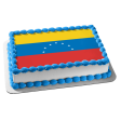 Flag of Venezuela Edible Cake Topper Image ABPID13108 Online now