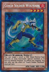 Coach Soldier Wolfbark [JOTL-EN093] Secret Rare Sale