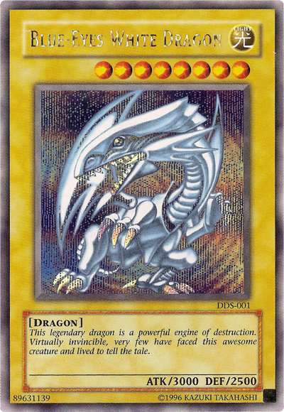 Blue-Eyes White Dragon (Dark Duel Stories) [DDS-001] Secret Rare For Cheap