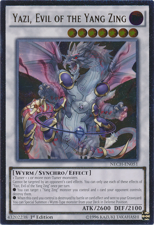 Yazi, Evil of the Yang Zing [NECH-EN051] Ultimate Rare For Sale