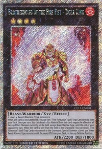 Brotherhood of the Fire Fist - Tiger King [CT11-EN001] Secret Rare For Discount