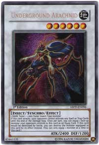 Underground Arachnid [ABPF-EN096] Secret Rare For Cheap