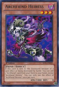 Archfiend Heiress [JOTL-EN029] Rare Sale